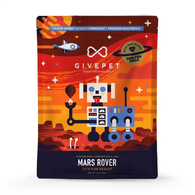 GivePet Freeze Dried Treats | Mars Rover 3oz