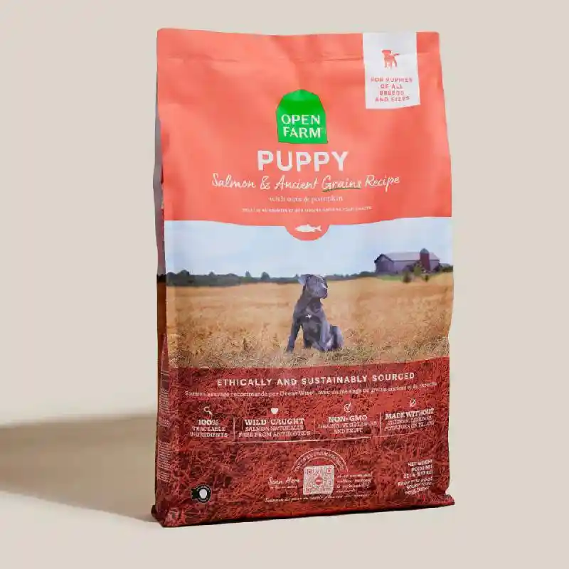 Open Farm Puppy | Salmon with Grains 22 lb
