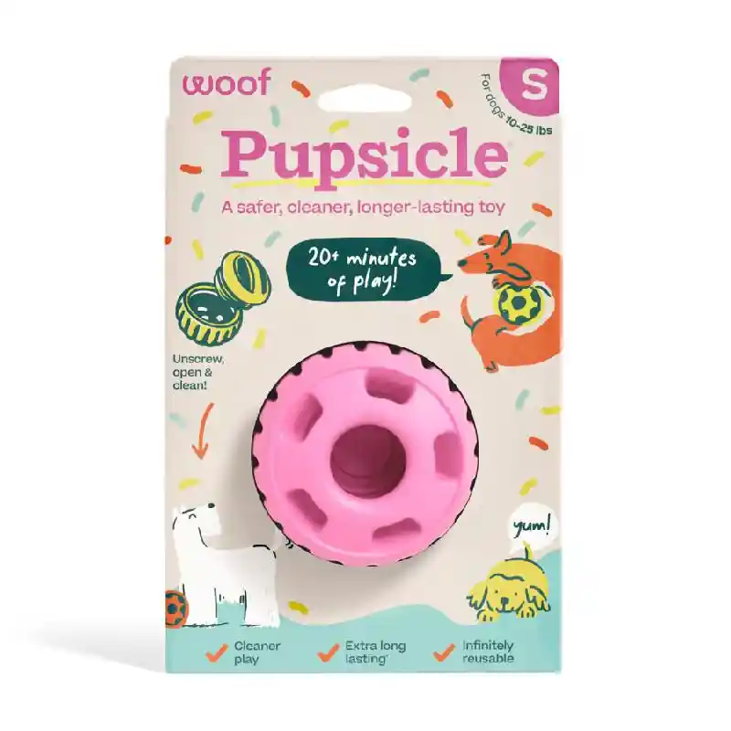 WOOF Pupsicle | Party Day Pink SM