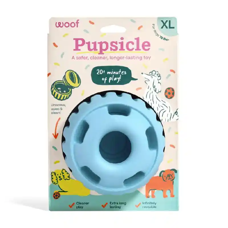 WOOF Pupsicle | Party Day Blue XL