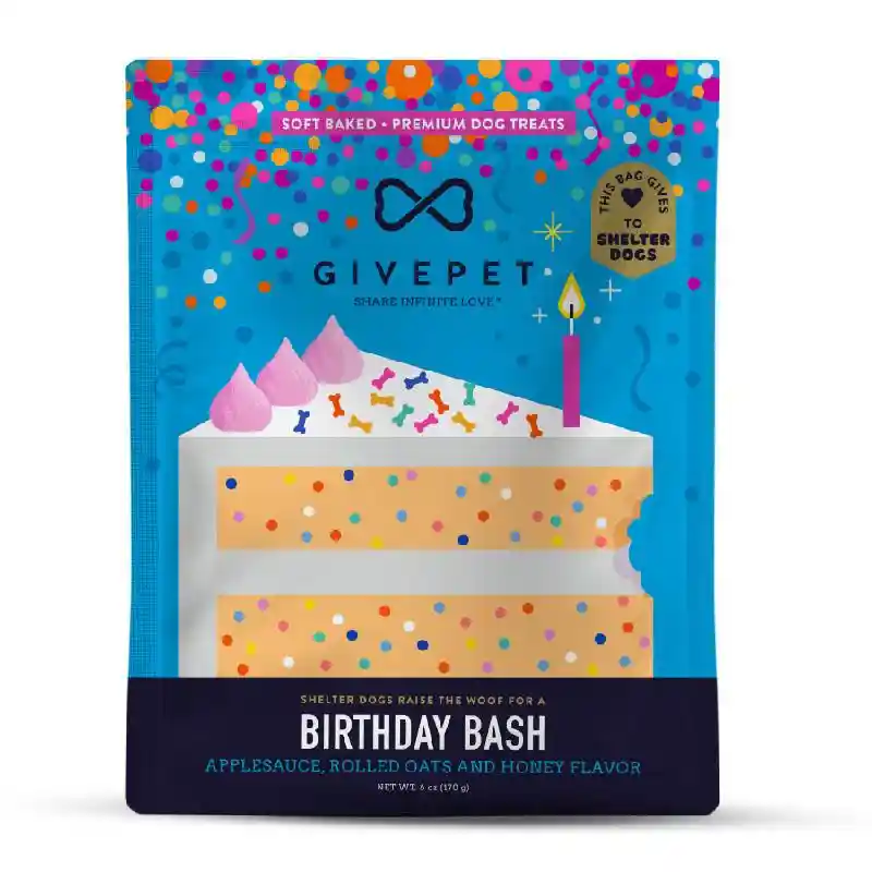 GivePet Soft & Chewy Treats | Birthday Bash 6oz