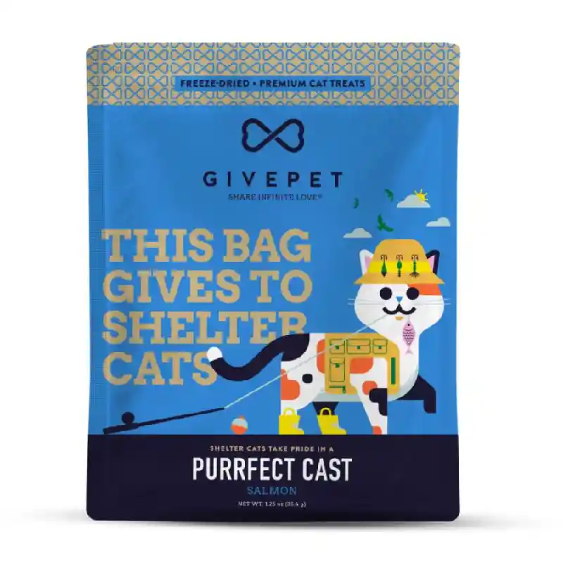 GivePet Treats for Cats | Purrfect Cast 1.25oz