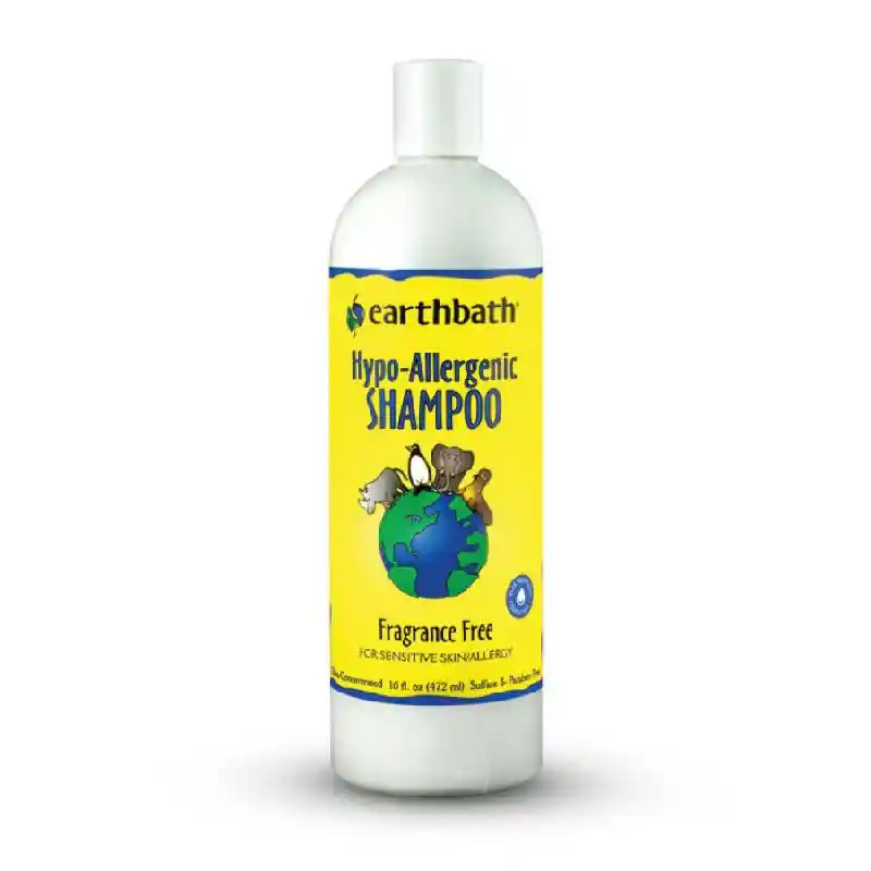 Earthbath Shampoo | Hypoallergenic - Fragrance Free16oz