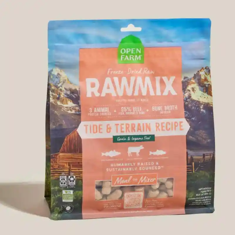 Open Farm RawMix Freeze Dried | Tide & Terrain Morsels 13.5oz