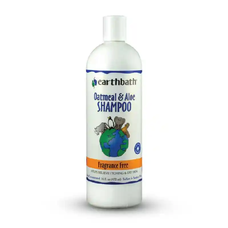 Earthbath Shampoo | Oatmeal Aloe - Fragrance Free 16oz
