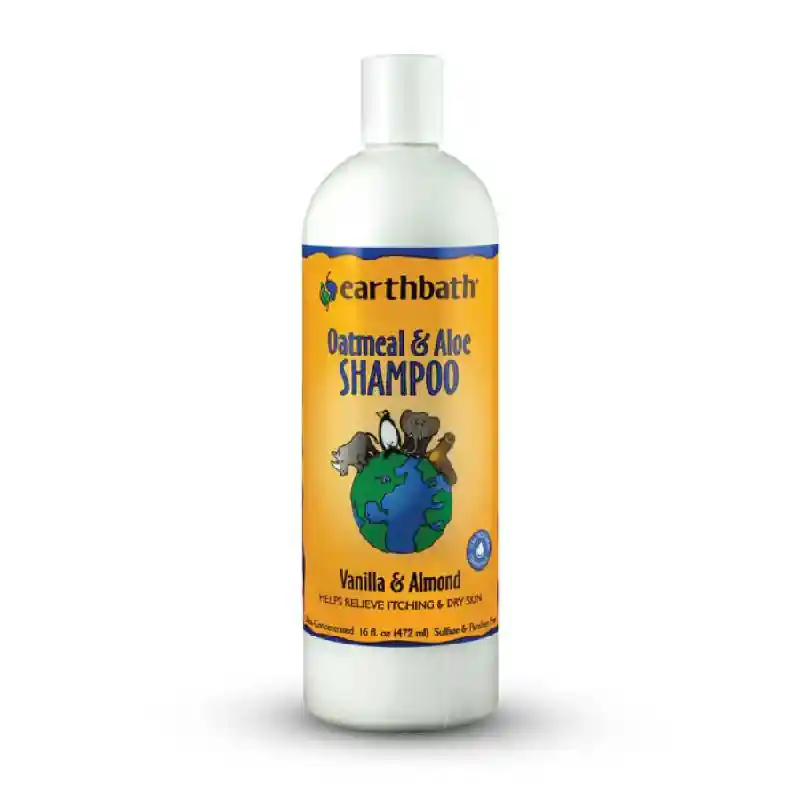 Earthbath Shampoo | Oatmeal Aloe - Vanilla Almond 16oz