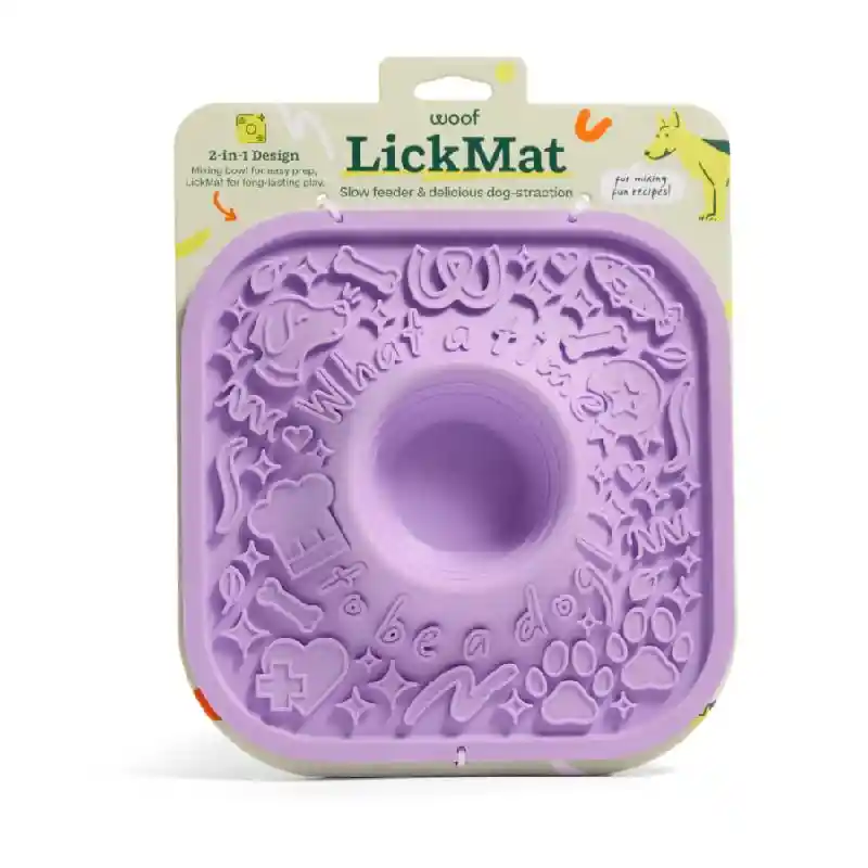 WOOF Lick Mat Lavendar