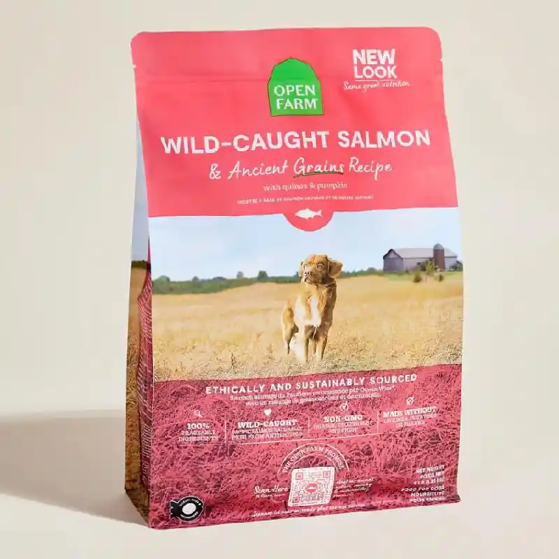 Open Farm | Salmon with Grains 22 lb