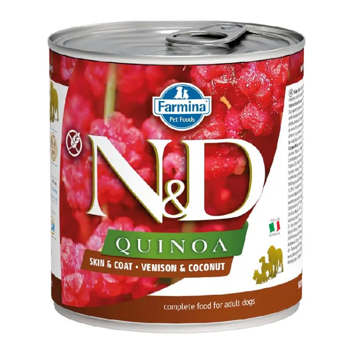 N&D Quinoa Skin & Coat | Venison & Coconut 10.5oz