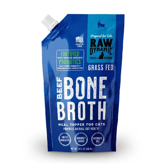 Raw Dynamic CAT | Frozen Beef Broth 12oz