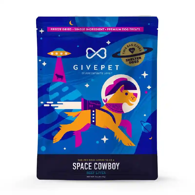 GivePet Freeze Dried Treats | Space Cowboy 3oz