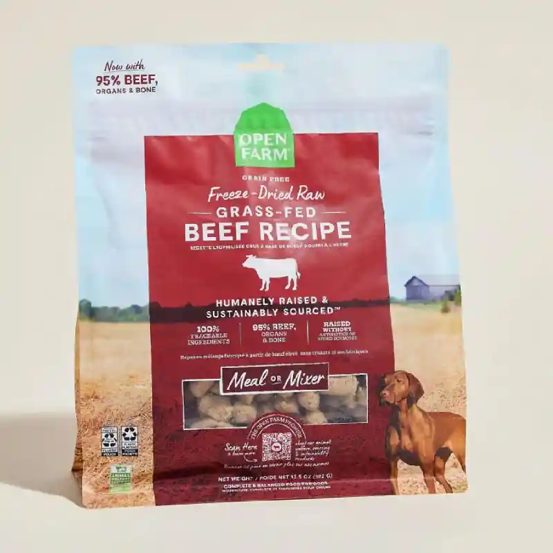 Open Farm Freeze Dried Raw | Beef Morsels 13.5oz