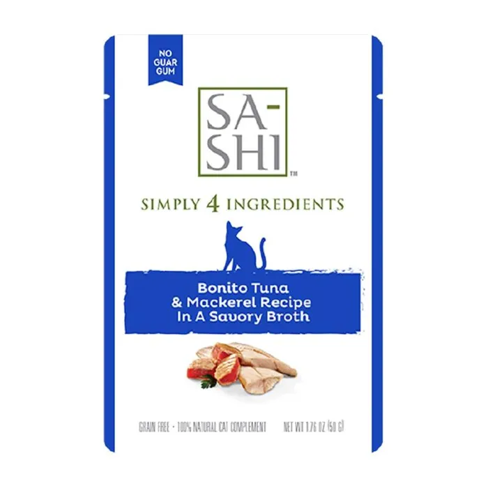 Sa-Shi Toppers for Cats | Tuna & Mackerel 1.76oz