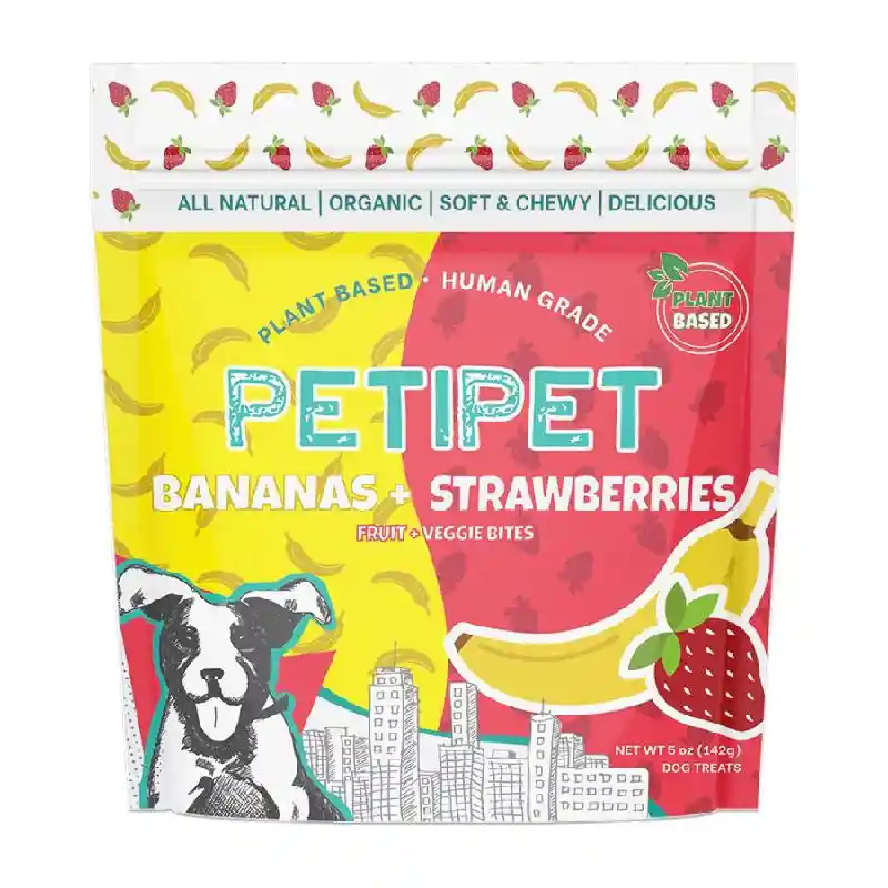 Petipet Fruit Snacks | Banana + Strawberry 5oz