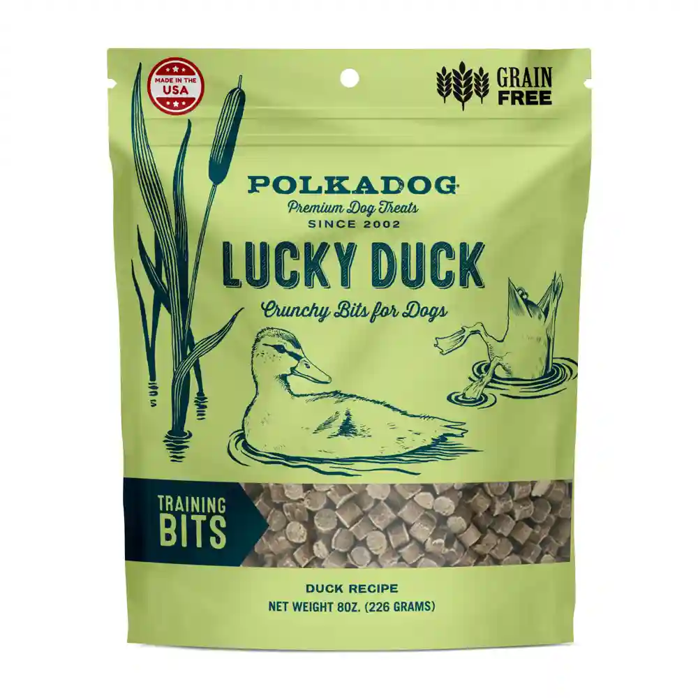 Polkadog Treats | Lucky Duck Bits 7oz