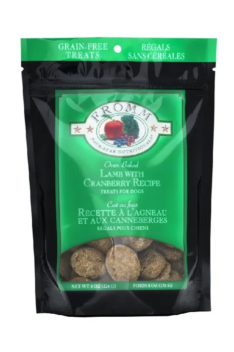 Fromm | Oven Baked Treats Lamb with Cranberry 8oz