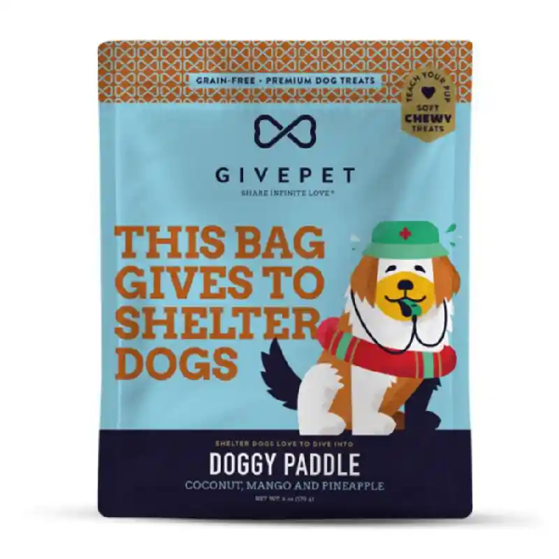Givepet Soft & Chewy Treats | Doggy Paddle 6oz