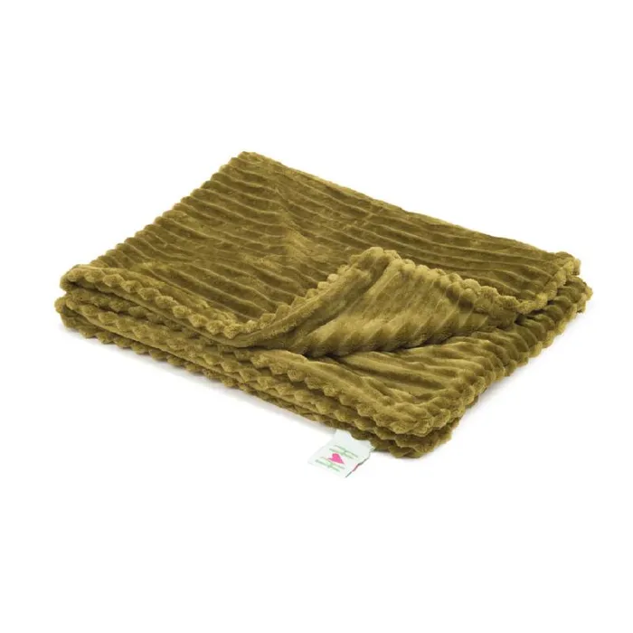 Huggle Hounds Blanket | Olive 30" x 40"