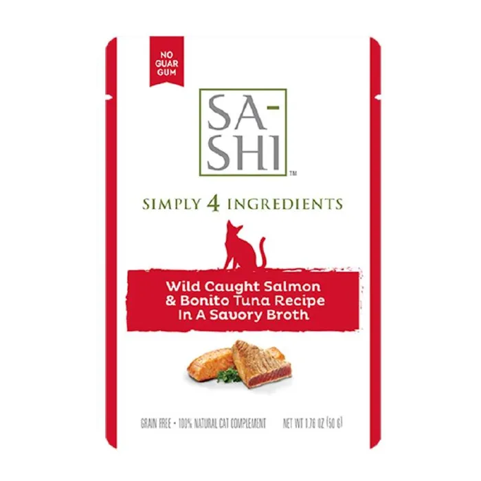 Sa-Shi Toppers for Cats | Salmon & Tuna 1.76oz