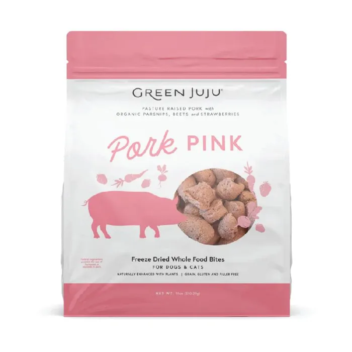 Green Juju Freeze Dried Bites | Pork Pink 7.5oz