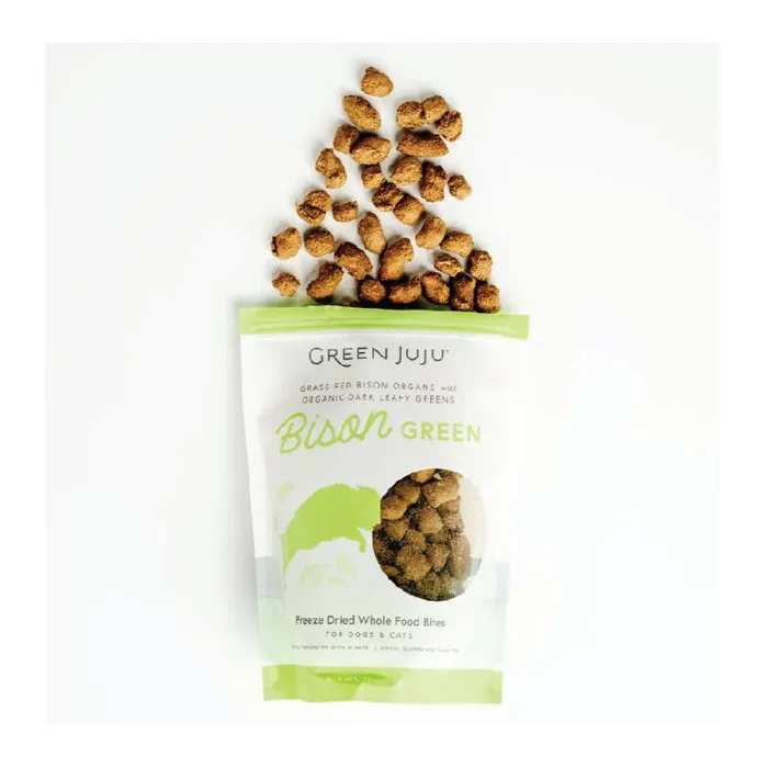 Green Juju Freeze Dried Bites | Bison Green 2.5oz