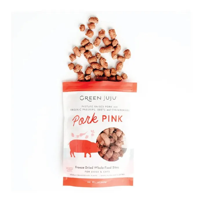 Green Juju Freeze Dried Bites | Pork Pink 3oz
