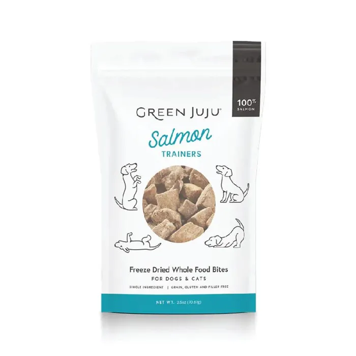Green Juju Treat | Freeze Dried Salmon 3oz